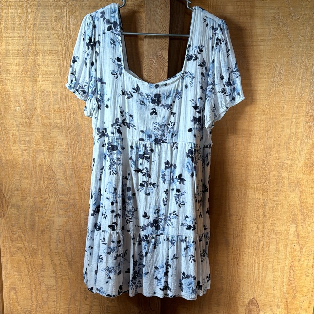 White floral dress